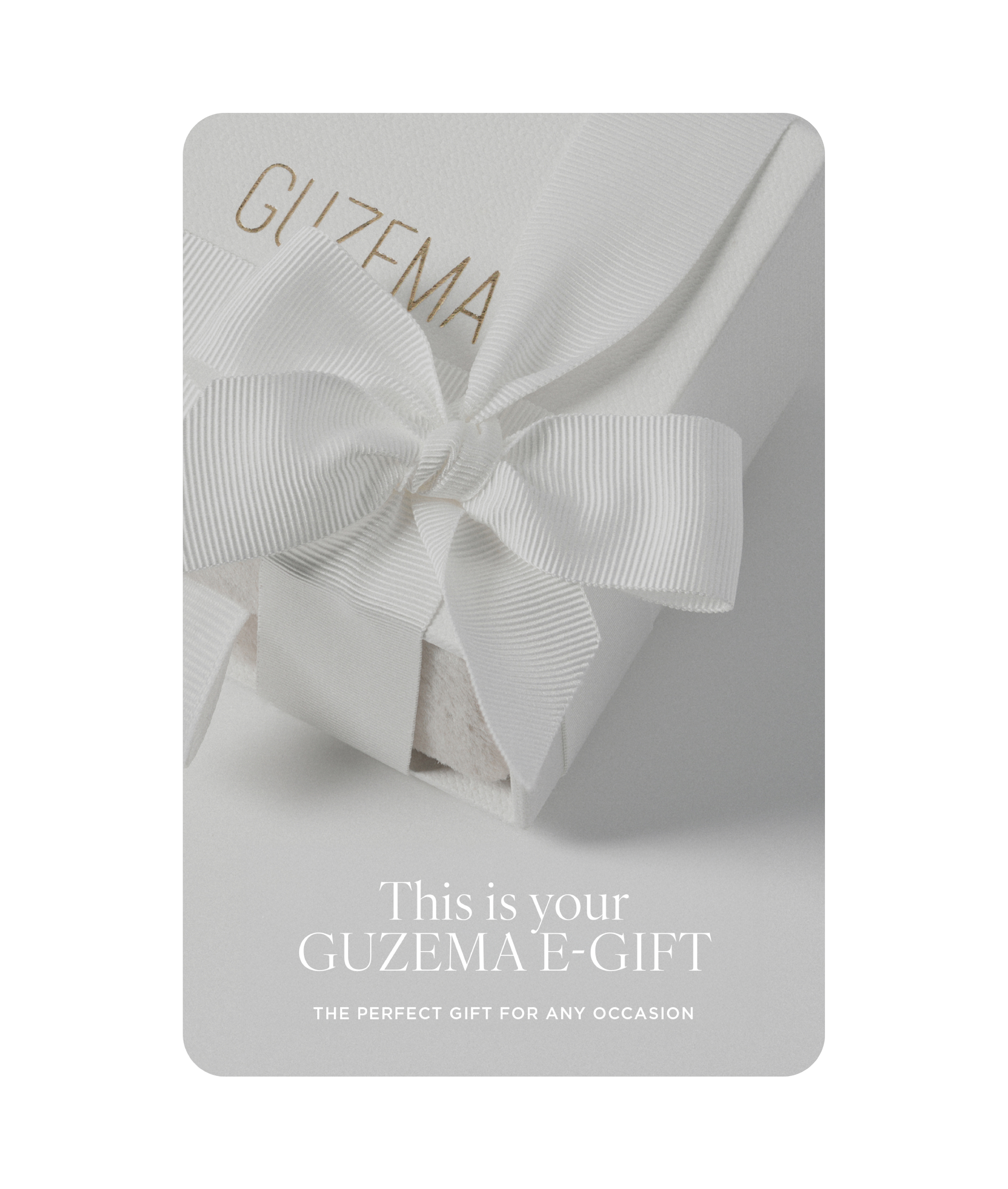 Premium Guzema Jewelry e-gift card with expert craftsmanship from Guzema