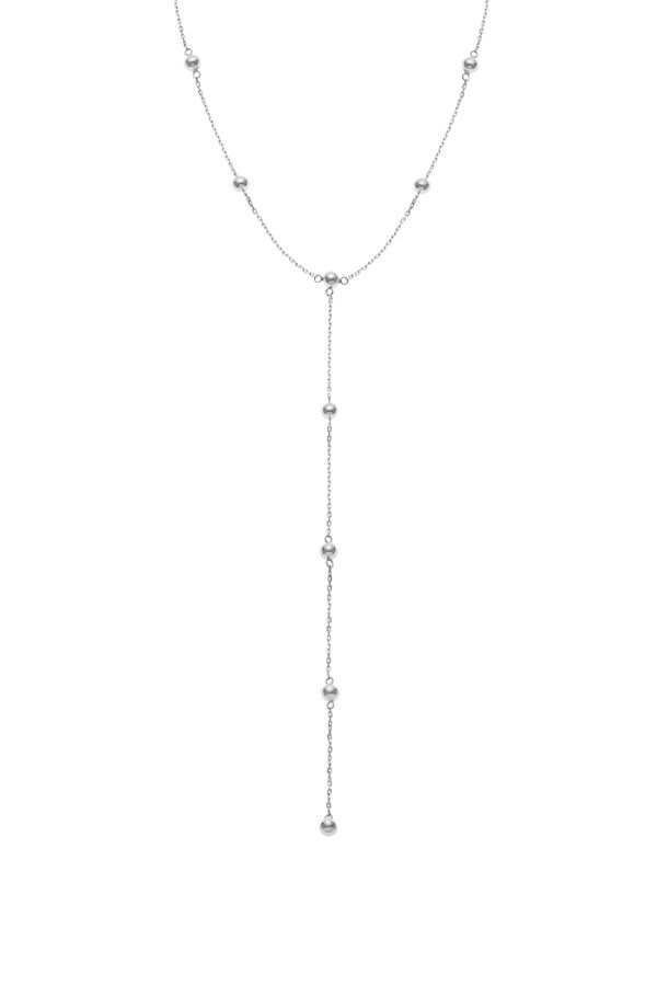 Necklaces Orbs Transformer Necklace, white gold with fast delivery from Guzema