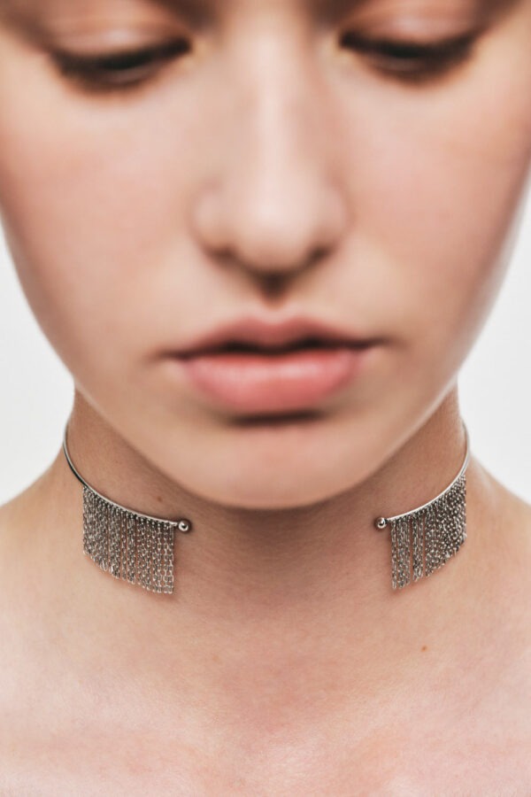 Chokers Chainfall Choker, white gold available online with unique design