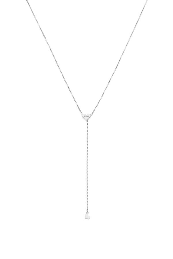 Custom Necklaces Heart Transformer Necklace, white gold for a luxurious style