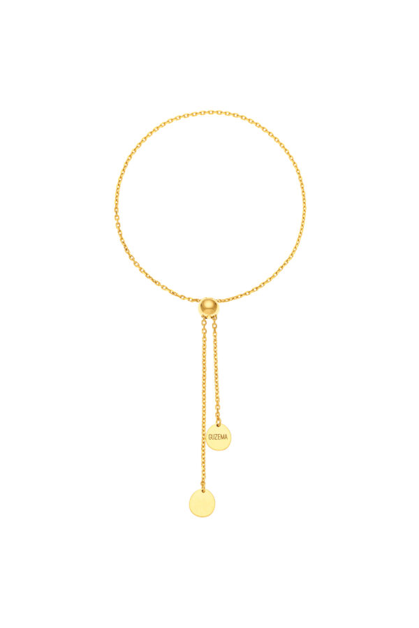 Bracelets Flats Transformer Bracelet, yellow gold for everyday elegance