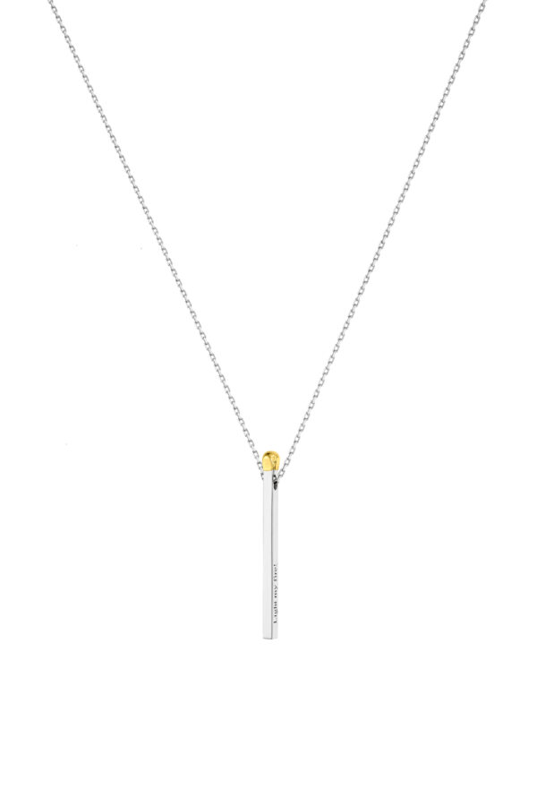 Exclusive Necklaces Match Necklace, white gold from Guzema