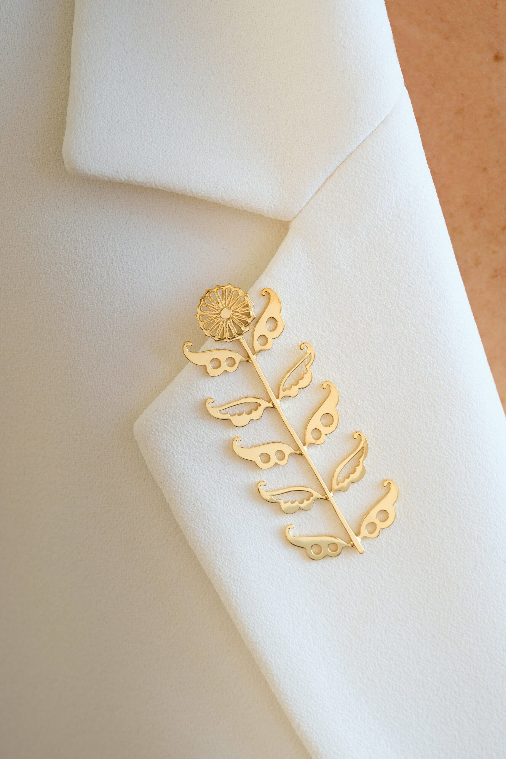 Brooches Blossom Brooch, silver for a sophisticated look