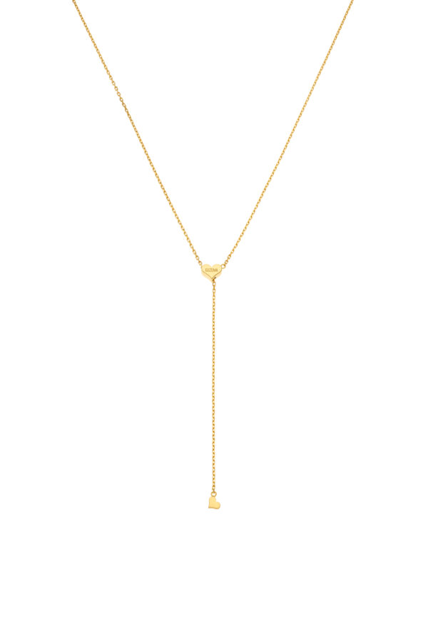 Necklaces Heart Transformer Necklace, yellow gold with fast delivery from Guzema