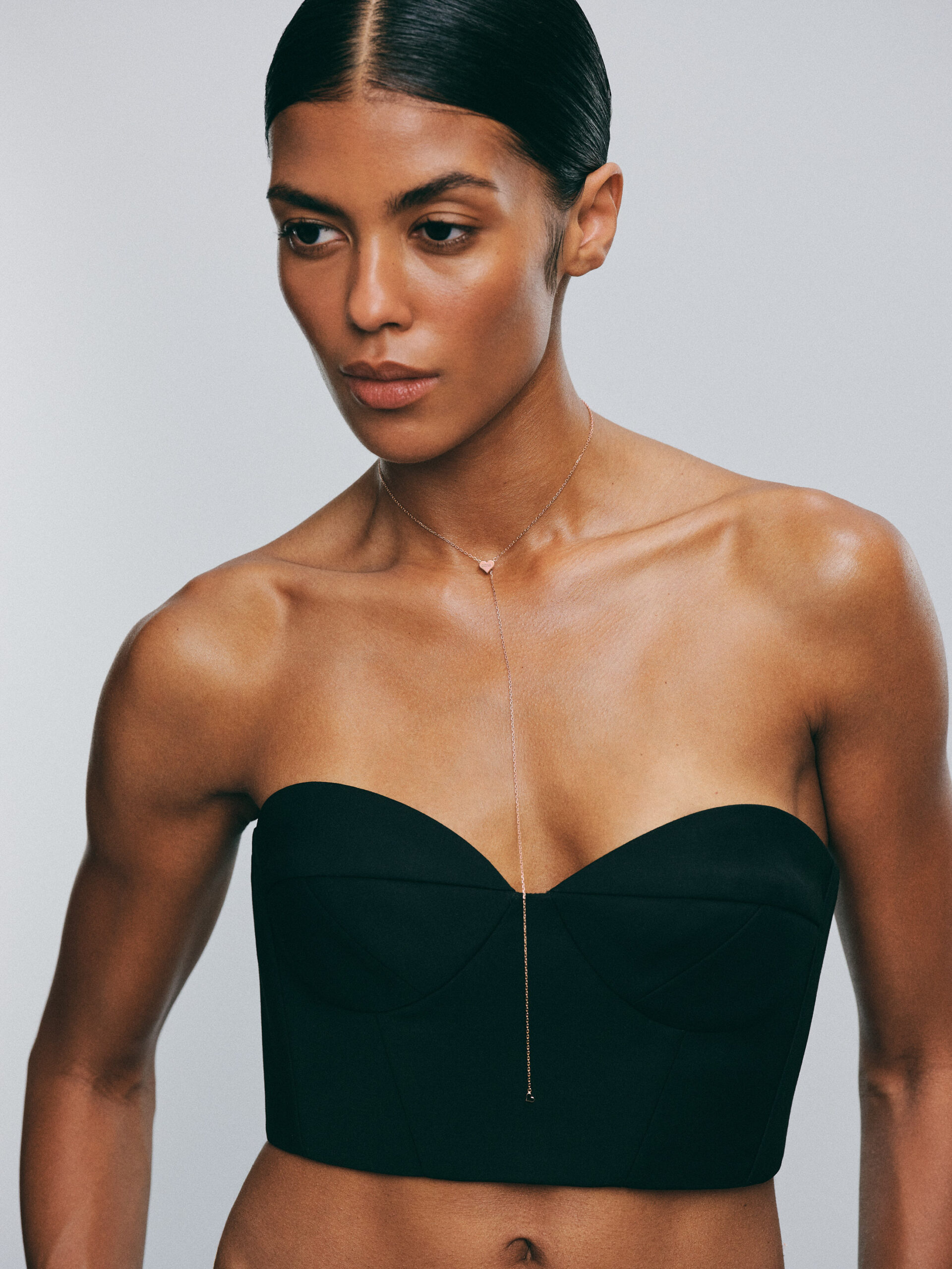 Necklaces Heart Transformer Necklace, rose gold with fast delivery from Guzema