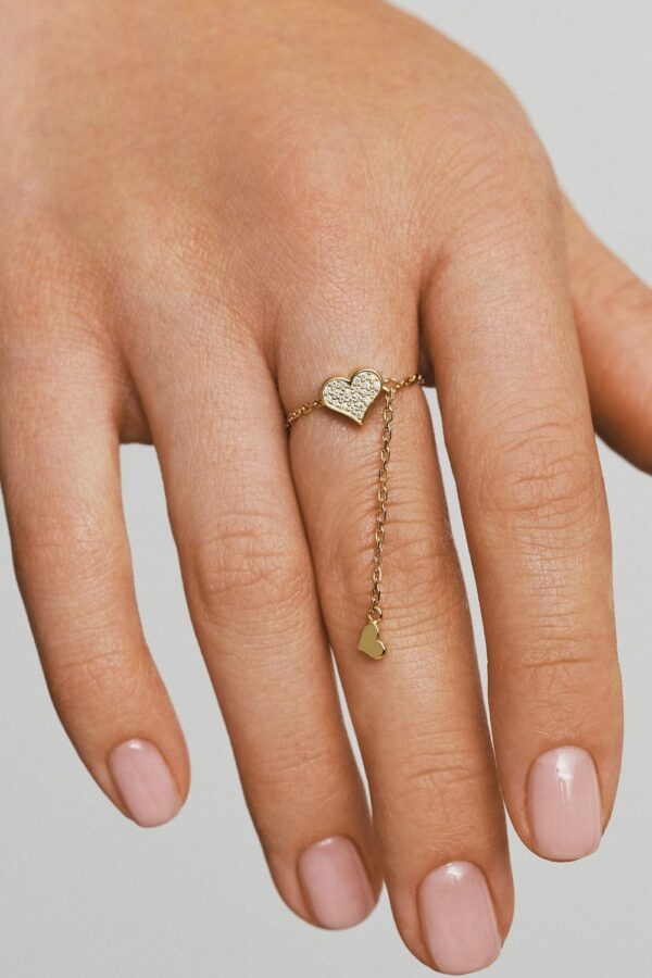 Rings Heart Transformer Ring, diamonds, yellow gold available online with expert craftsmanship
