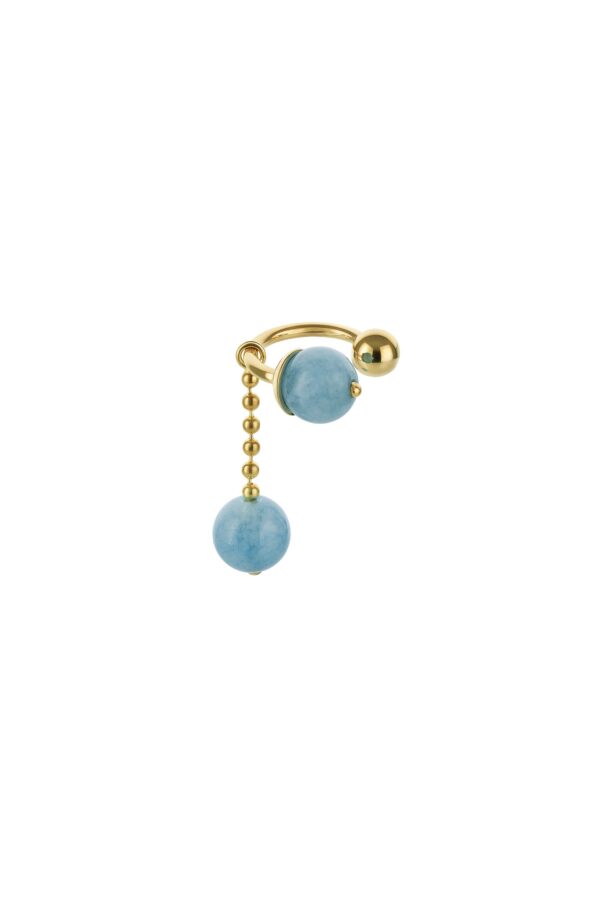Cuffs Celestial Blue Ear Cuff, yellow gold with unique design and fast shipping
