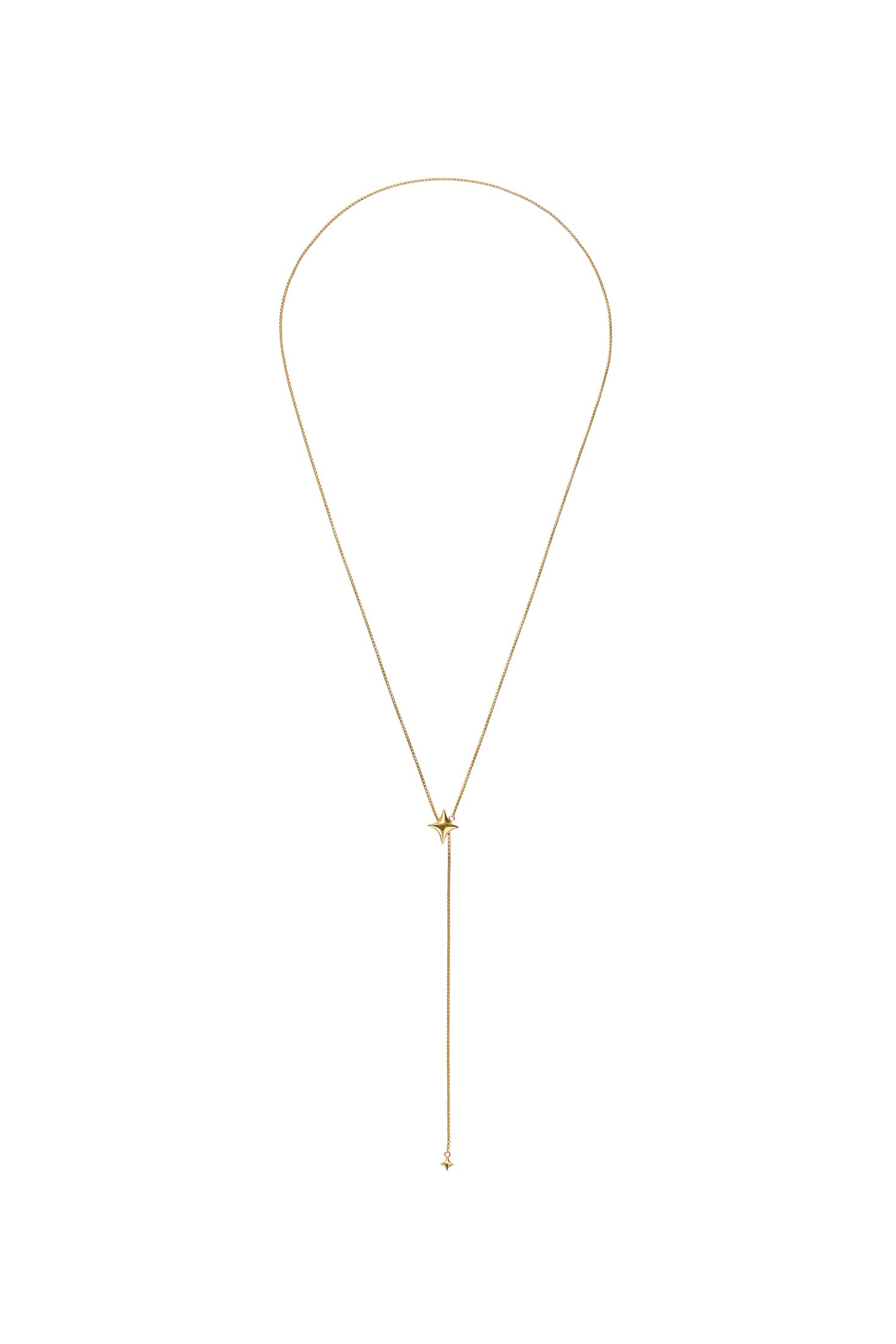 Necklaces Star Transformer Necklace, yellow gold with fast delivery from Guzema