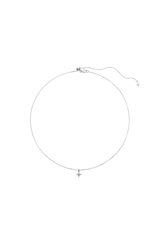 Exclusive Necklaces Mini Star Pendant, diamonds, white gold from Guzema