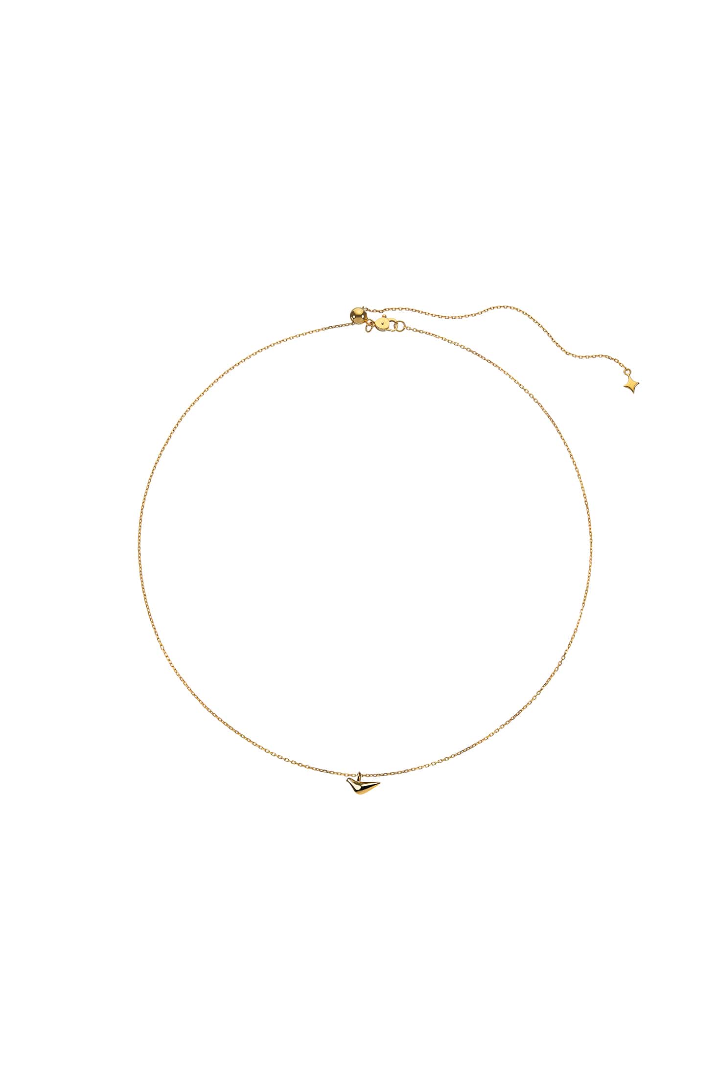 Exclusive Necklaces Mini Bird Girl Pendant, yellow gold from Guzema