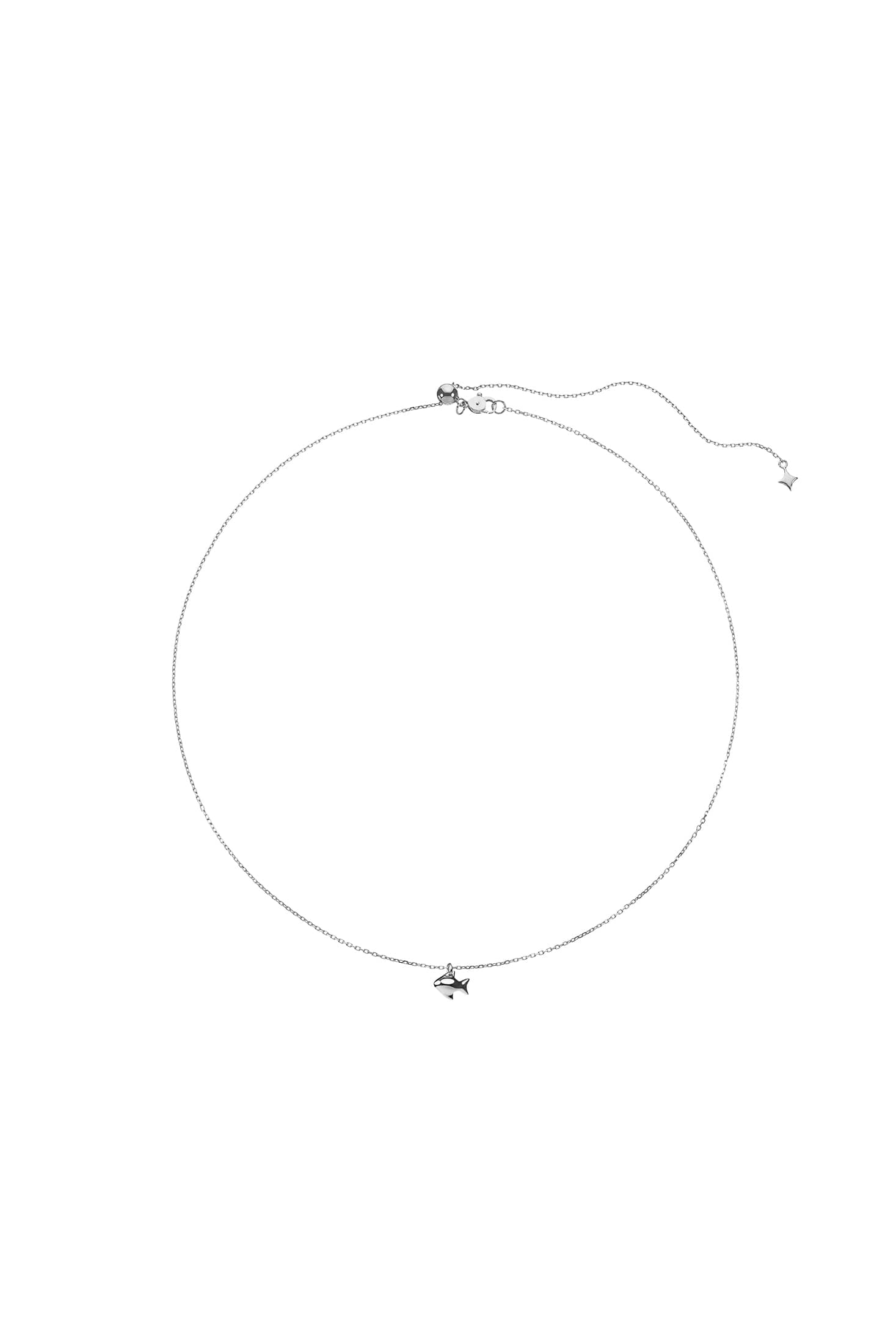 Exclusive Necklaces Fish Pendant, white gold from Guzema