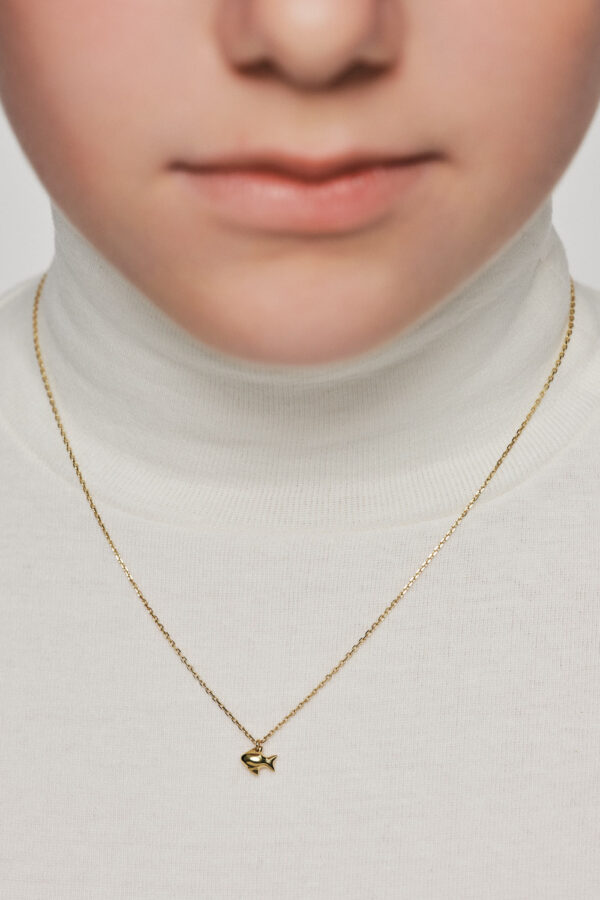Exclusive Necklaces Fish Pendant, yellow gold from Guzema