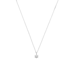 Trident Necklace, white gold
