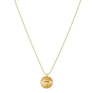 Baby Bell Necklace, yellow gold
