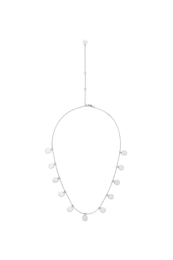 Custom Necklaces Multi Flats Necklace, white gold for a luxurious style