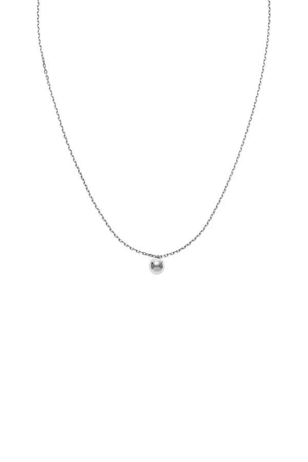 Necklaces Mono Orb Necklace, white gold with fast delivery from Guzema