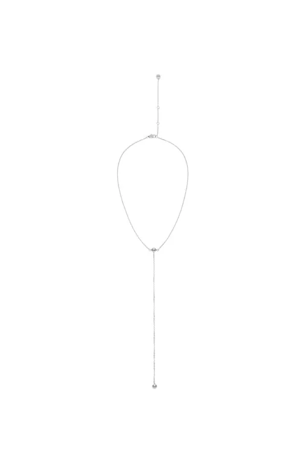 Necklaces Duo Transformer Necklace, white gold with fast delivery from Guzema