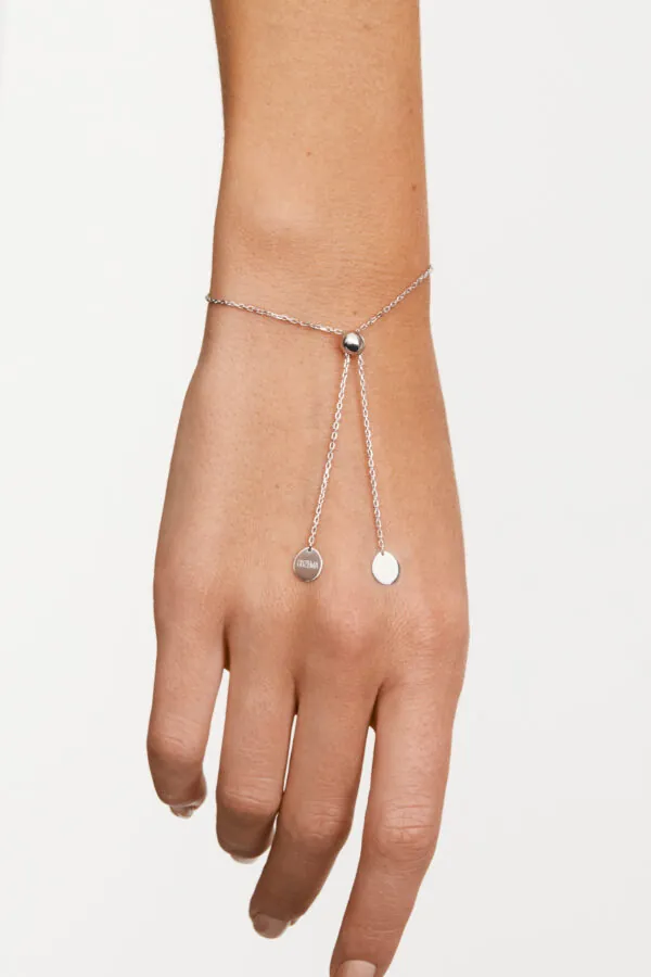 Bracelets Flats Transformer Bracelet, white gold with modern elegance