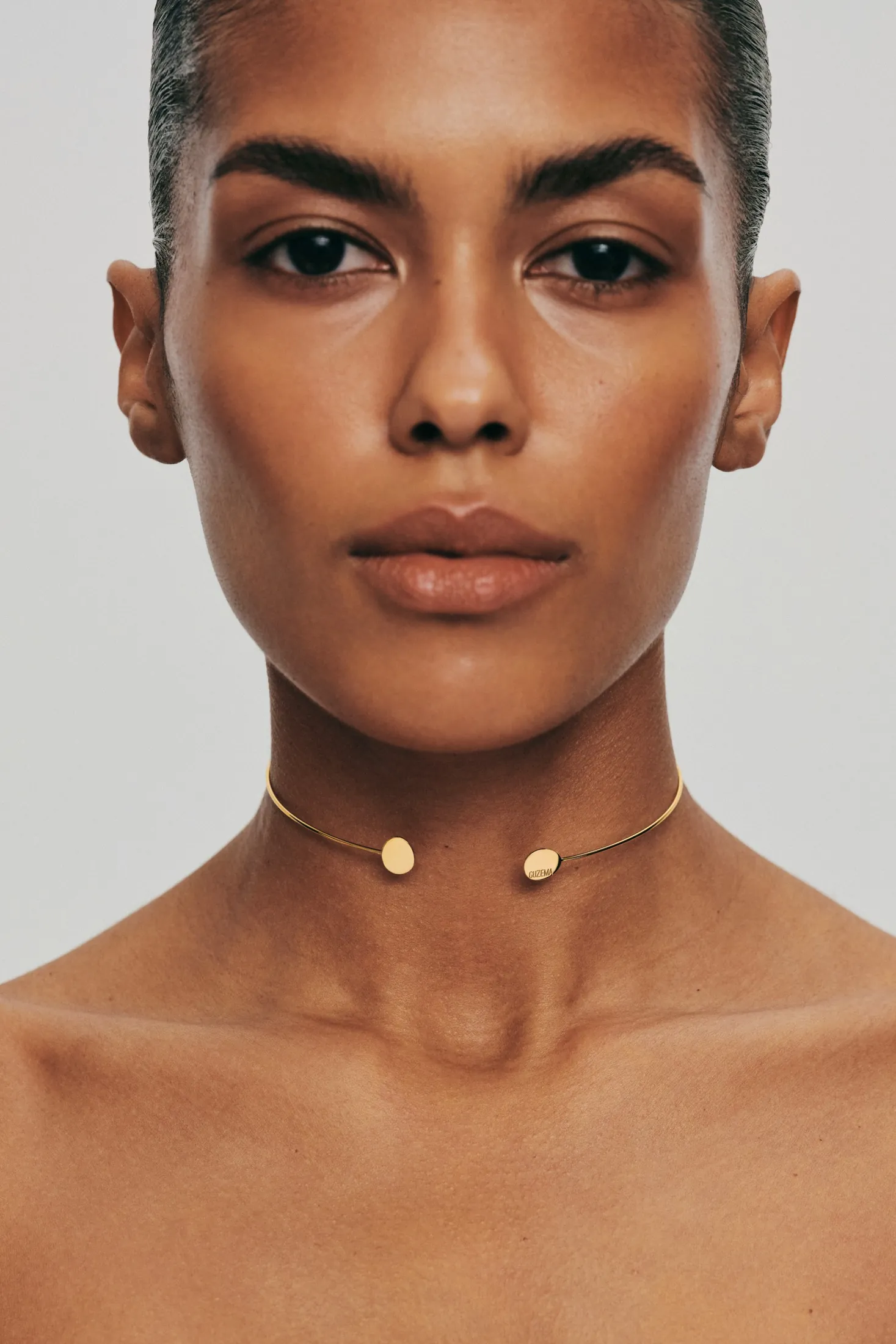 Chokers Flats choker, yellow gold with exceptional quality