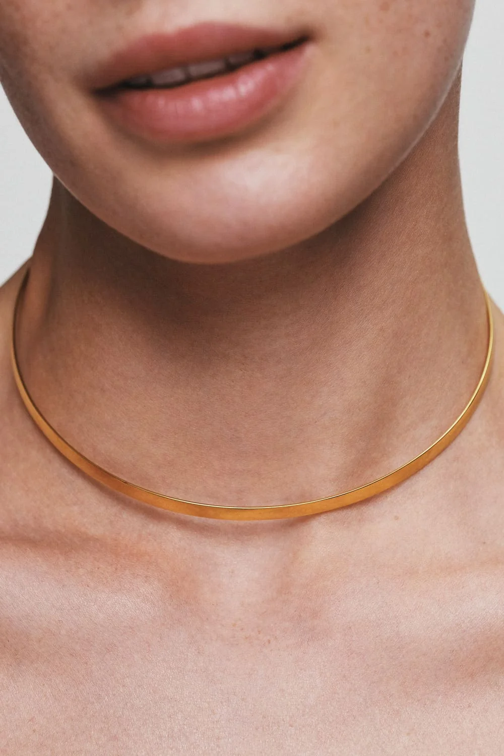 Chokers Solid Wide Choker, yellow gold available online with unique design