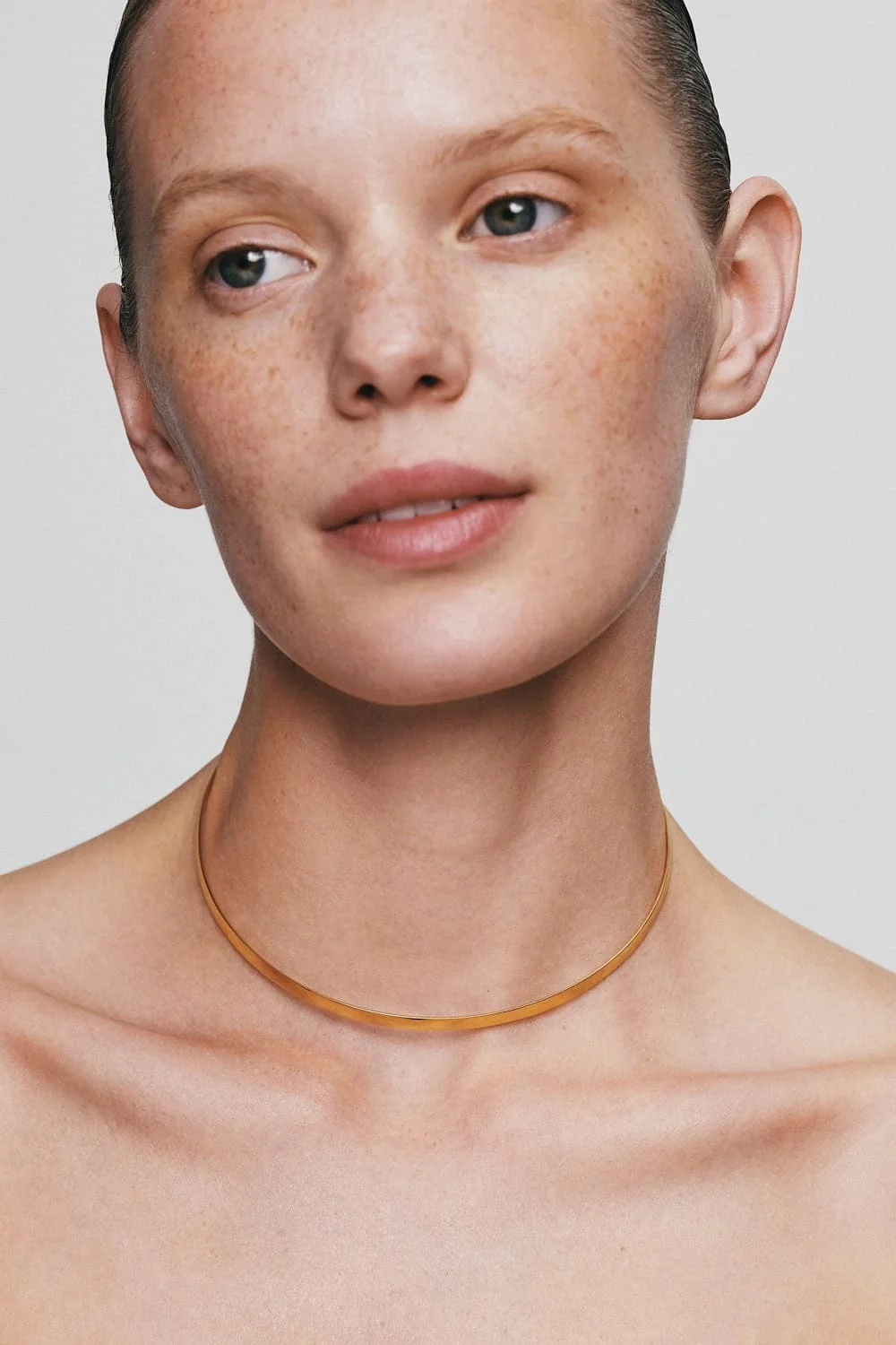 Chokers Solid Wide Choker, yellow gold available online with unique design