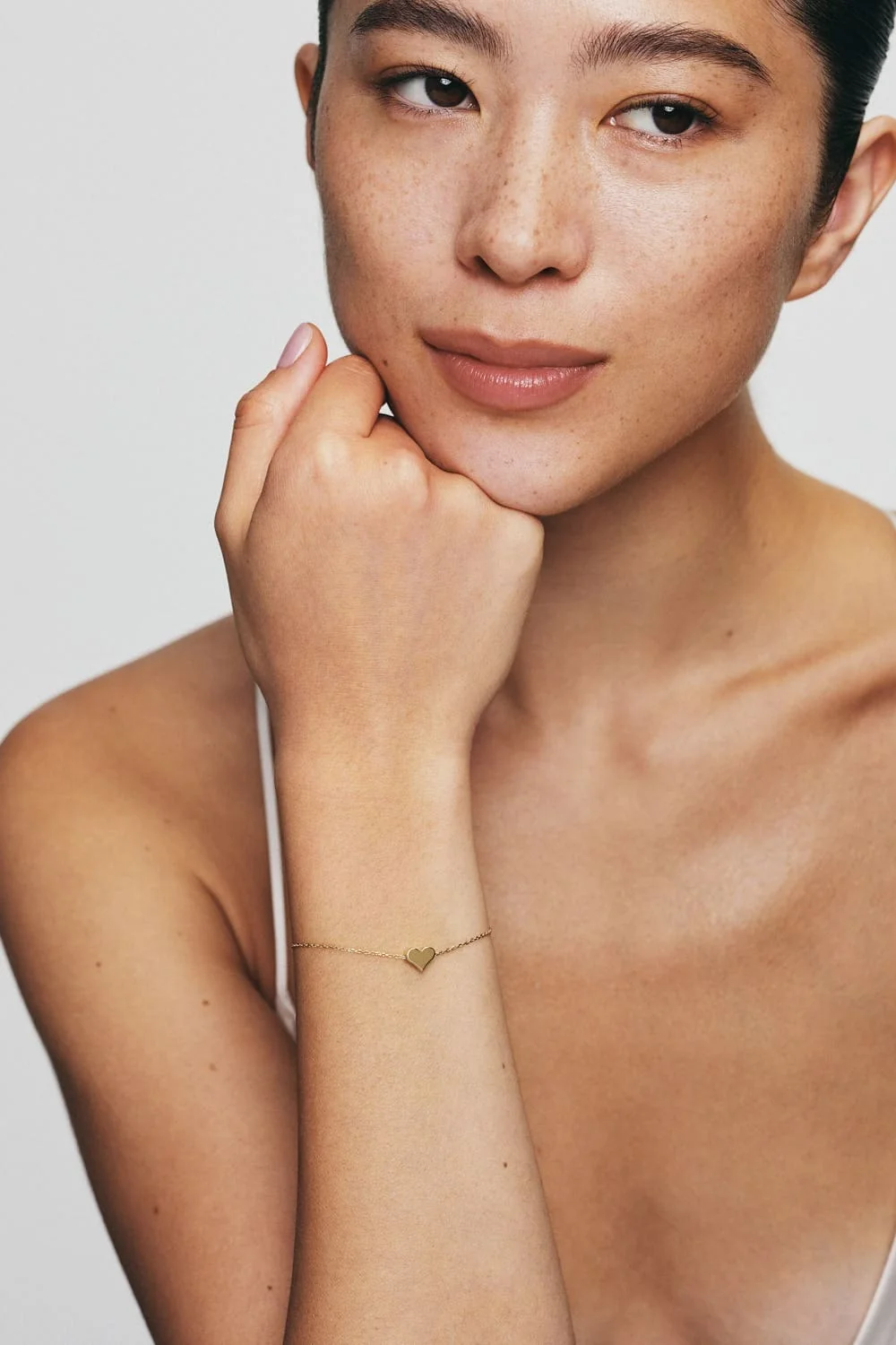 Bracelets Heart Bracelet, yellow gold with modern elegance