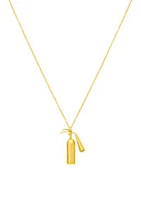 Exclusive Necklaces Mini Extinguisher Pendant, yellow gold from Guzema