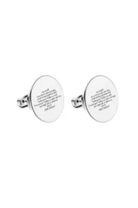 Earrings Mini I love you Earrings, white gold with timeless design by Guzema