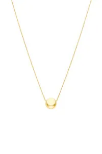 Necklaces Semi-Orb Necklace, yellow gold with fast delivery from Guzema