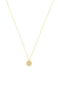 Exclusive Necklaces Necklace with initial, diamonds, yellow gold from Guzema