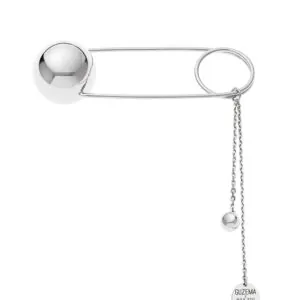 Bold pin, white gold