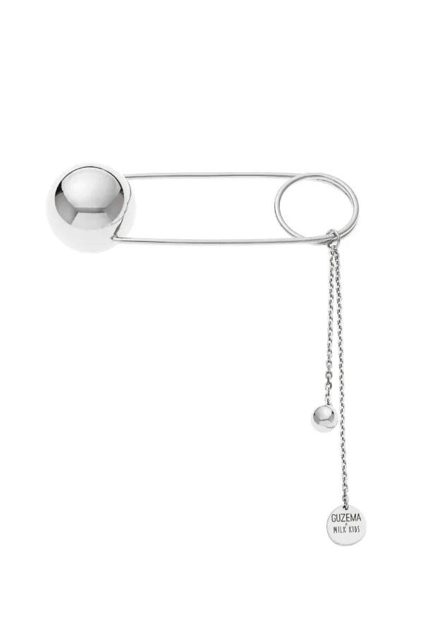 Brooches Bold pin, white gold with unique touch available online