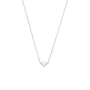 Heart Necklace, white gold