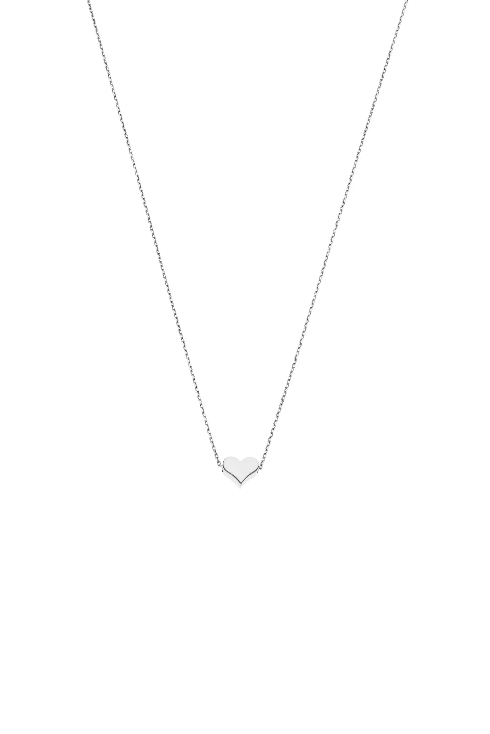 Necklaces Heart Necklace, white gold with fast delivery from Guzema
