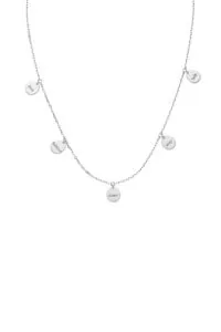 Necklaces Engraved Charity Necklace, white gold with fast delivery from Guzema