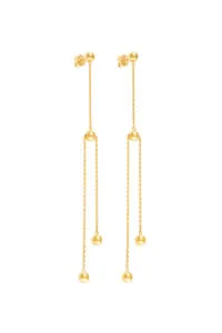 Earrings Orbs Transformer Earrings, yellow gold for stylish and elegant looks