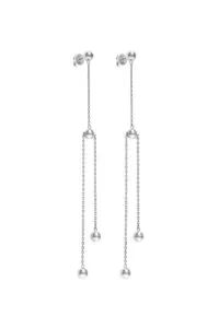 Earrings Orbs Transformer Earrings, white gold for stylish and elegant looks