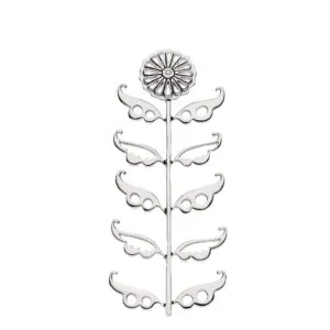 Blossom Brooch, diamond, white gold