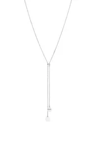 Exclusive Necklaces Flats Tie Necklace, white gold from Guzema