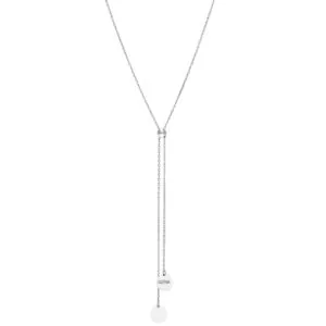 Flats Tie Necklace, white gold