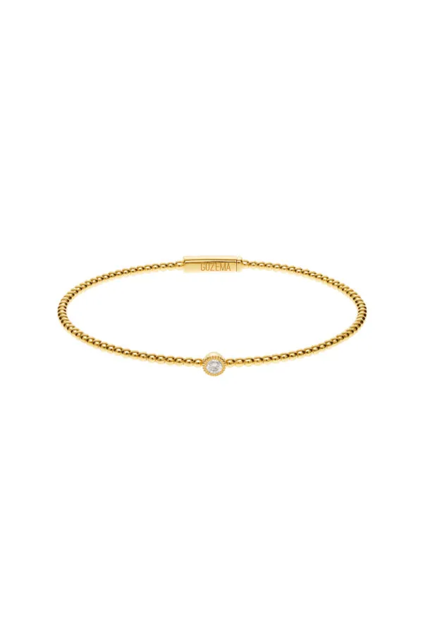 Bracelets Central Diamond Bracelet, yellow gold with high-end craftsmanship from Guzema