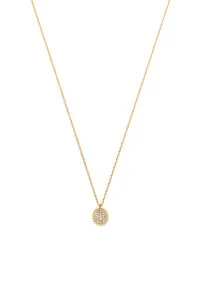 Exclusive Necklaces Mono Flat Necklace, diamonds, yellow gold from Guzema