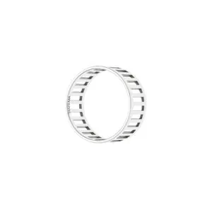 Striped Ring, white gold