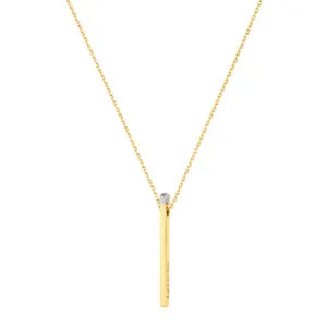 Match Necklace, yellow  gold