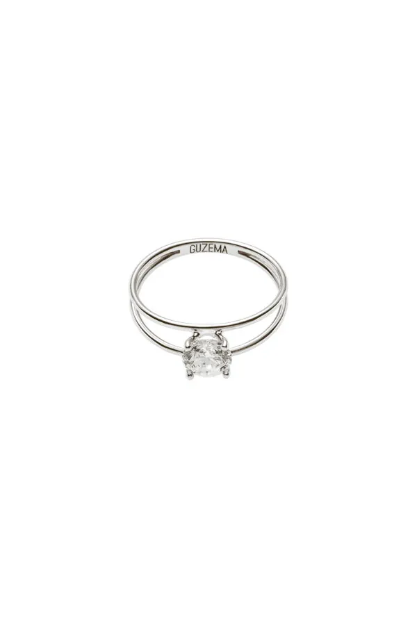 Rings Engagement Ring, diamond, white gold with modern design available now