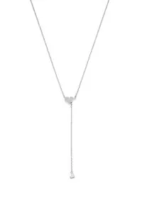 Custom Necklaces Heart Transformer Necklace, diamonds, white gold for a luxurious style