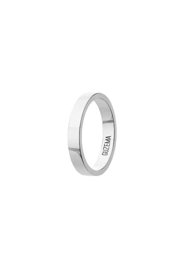 Rings True Wedding Ring, white gold with luxury craftsmanship from Guzema