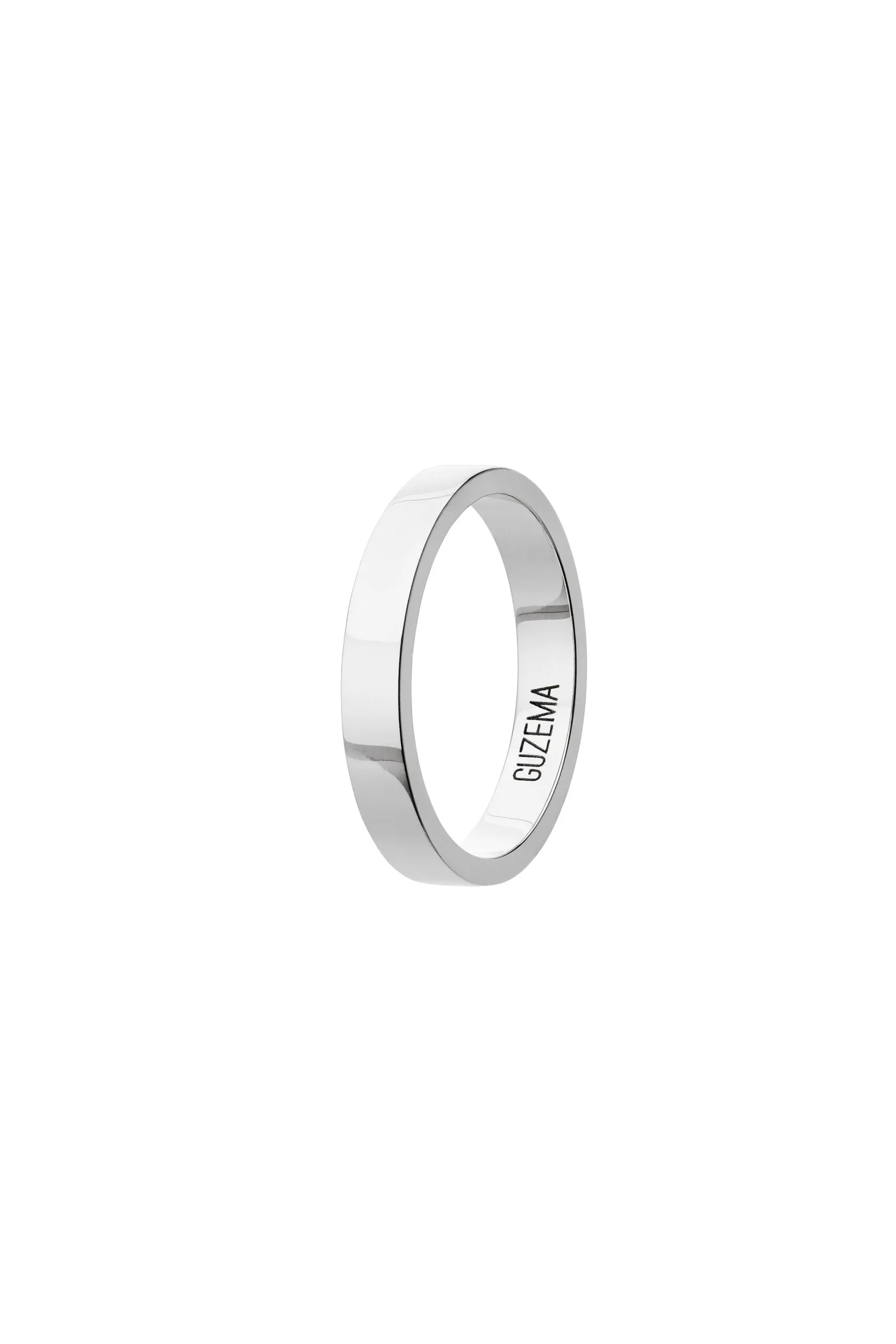 Rings True Wedding Ring, white gold with luxury craftsmanship from Guzema