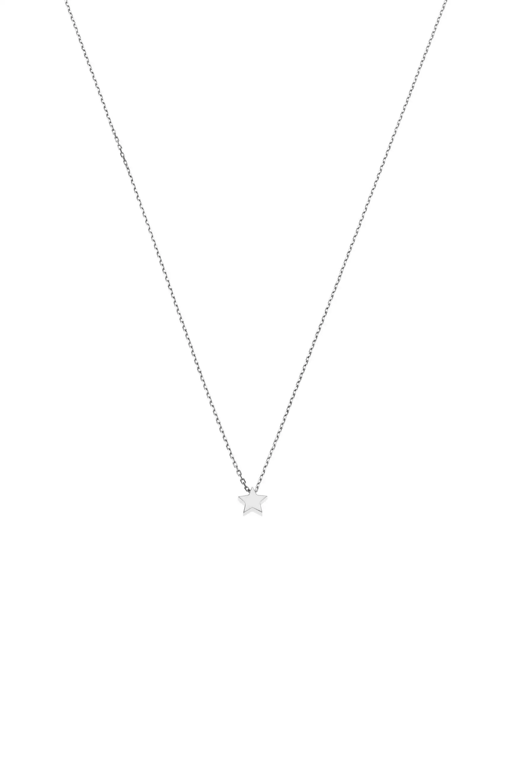 Custom Necklaces Star Necklace, white gold for a luxurious style
