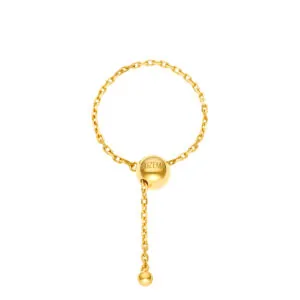 Orb Transformer Ring, yellow gold